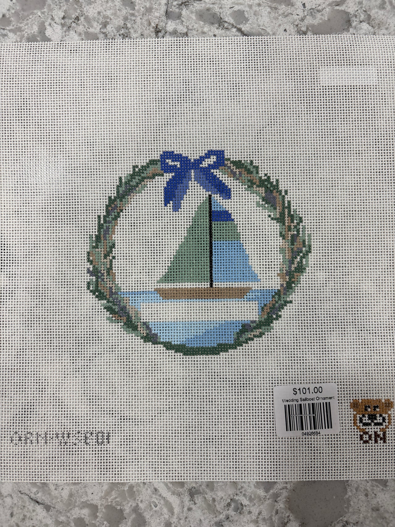 Wedding Sailboat Ornament