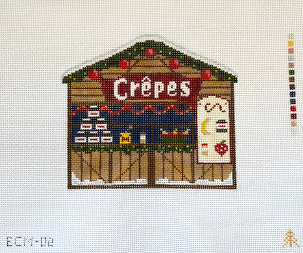 ECM-02 European Christmas Market Crepes Stall