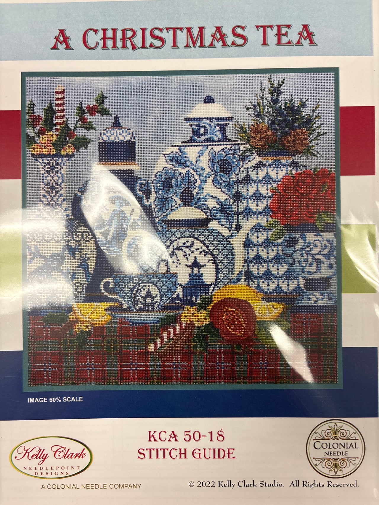 KC-KCA50-18SG Stitch Guide A Christmas Tea - TS