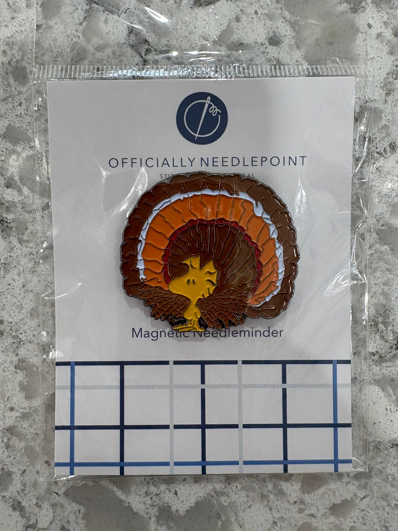 PEANUTS Thanksgiving - Woodstock Turkey Needleminder - SE