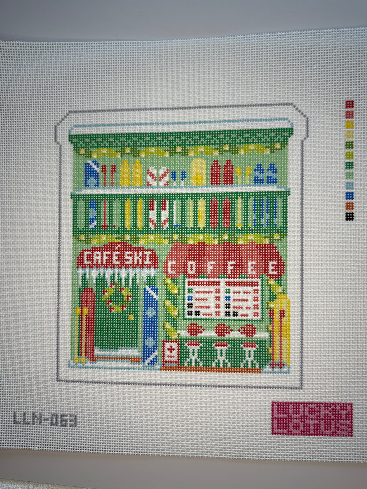 LLN-063 Christmas Village - Ski Coffee Shop - MKT