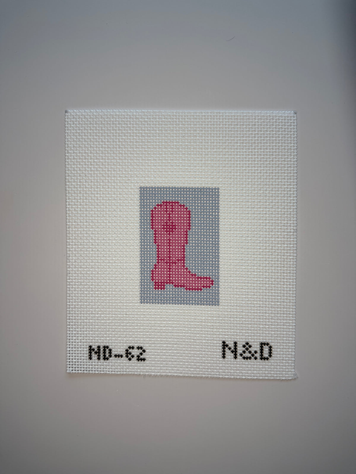 ND-62 Pink Cowboy Boot Canvas - MKT