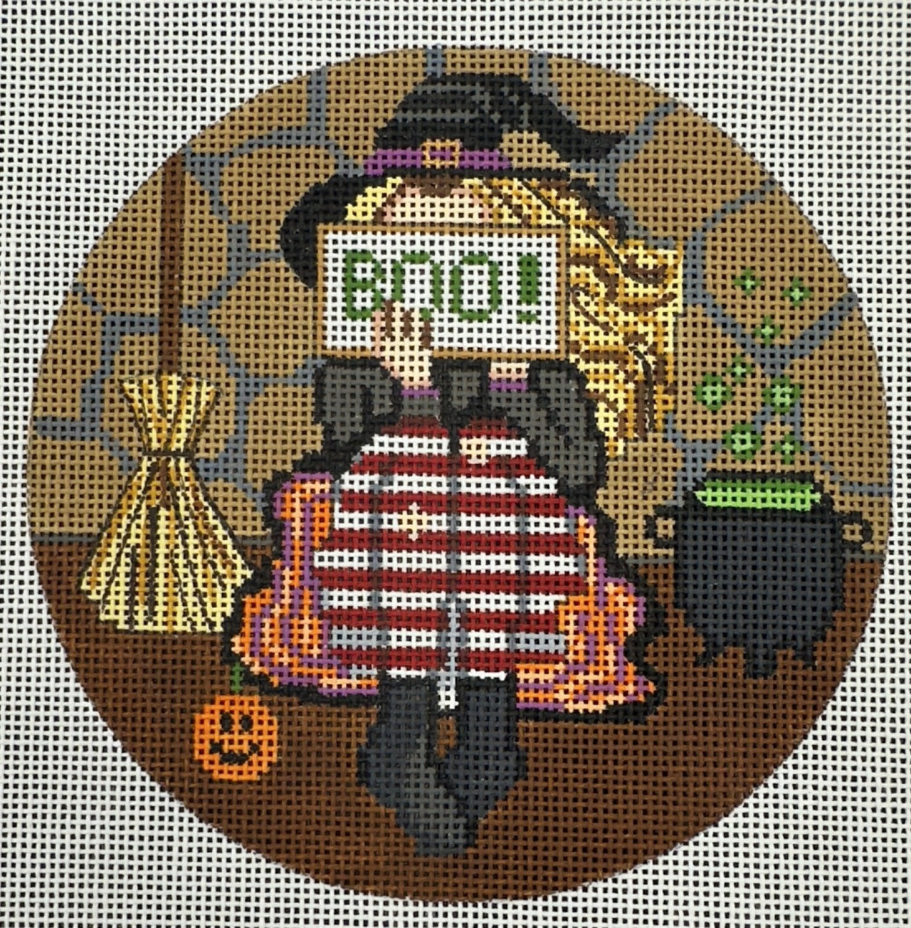 GE-GS199 Witch Boo Stitching Girl