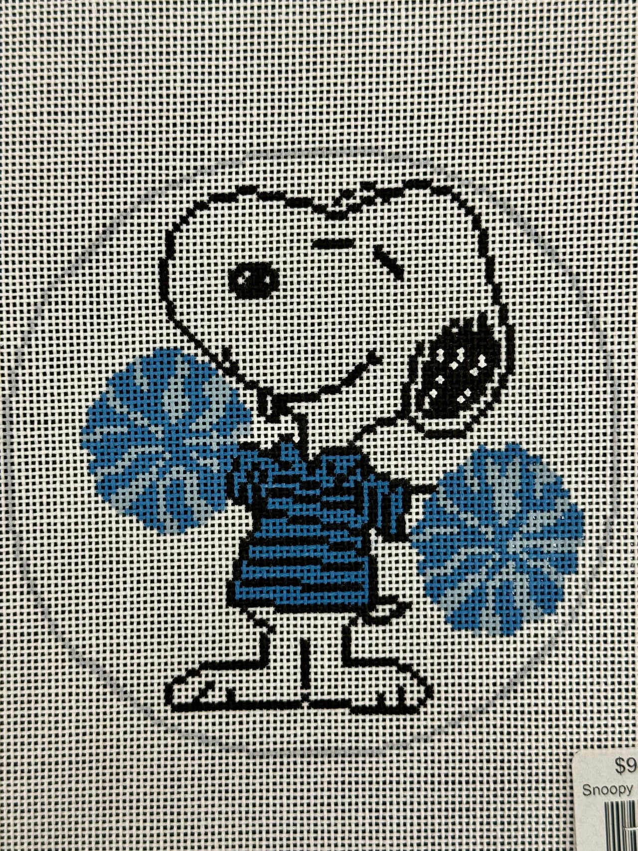 Snoopy Cheer - Detroit Lions Colors
