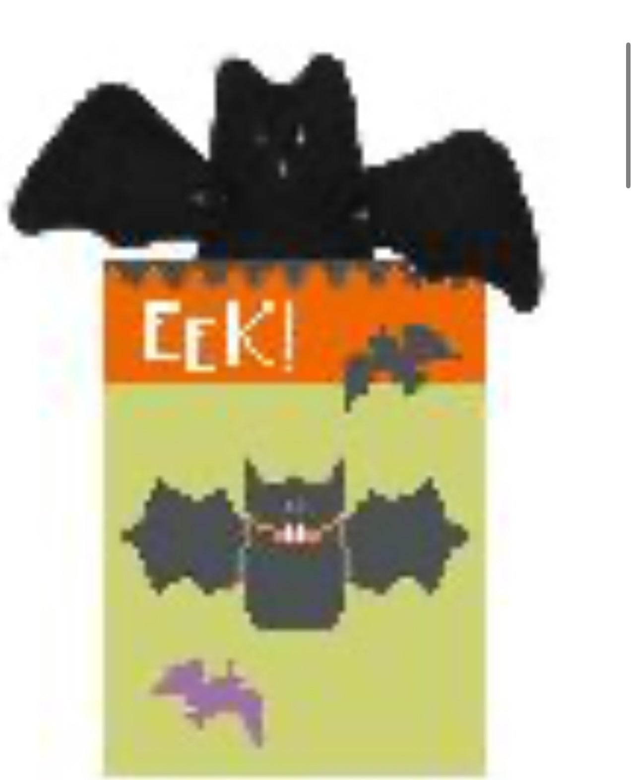 HO110 Eek! Bats Treat Bag - TS