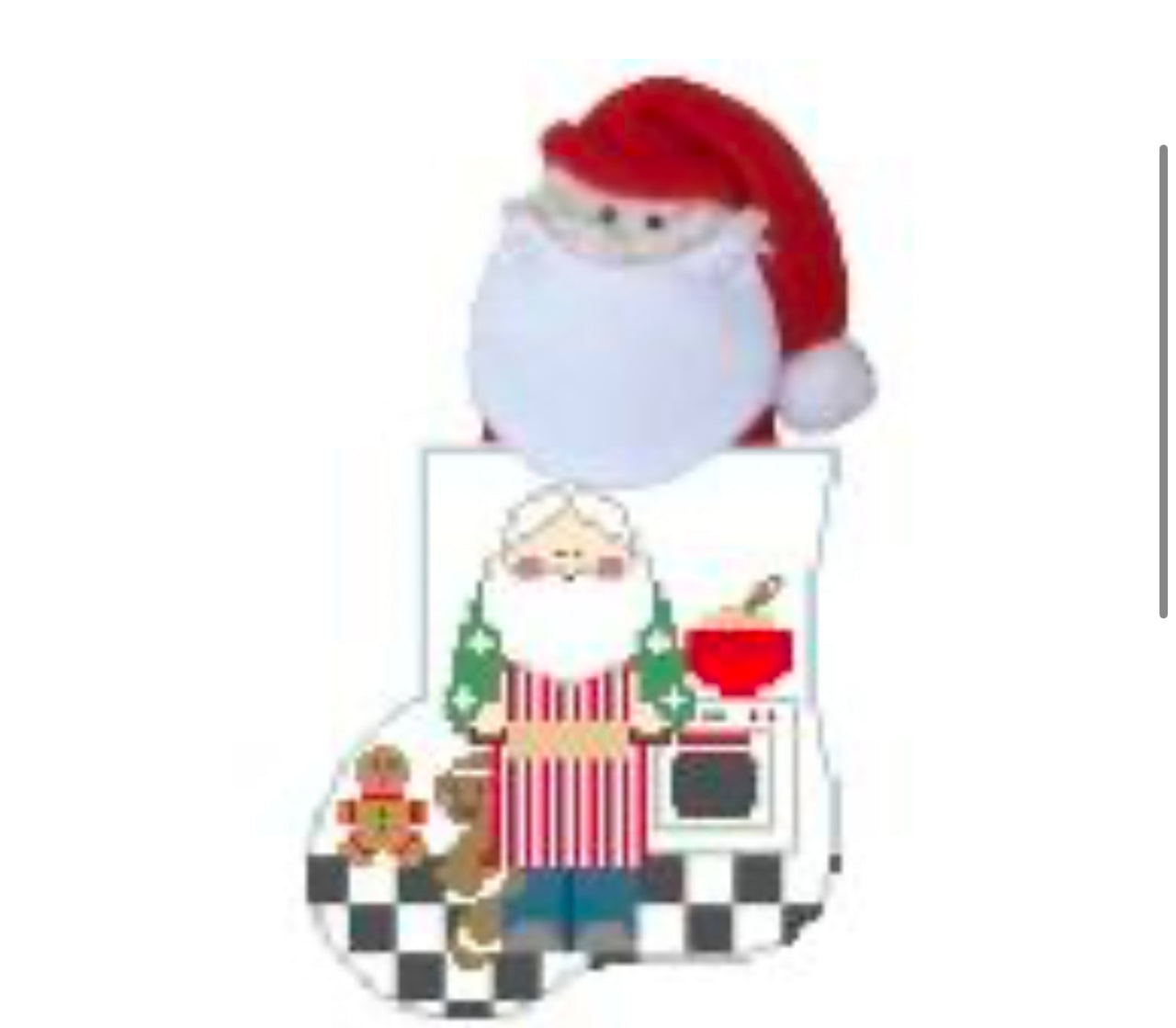 CM533 Baking Cookies w/Santa - TS