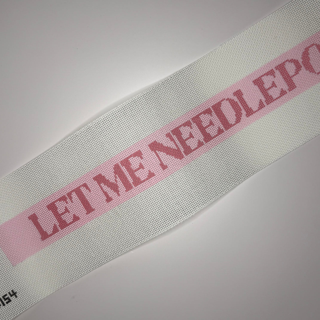 ZS154 Let Me Needlepoint Strap/Belt