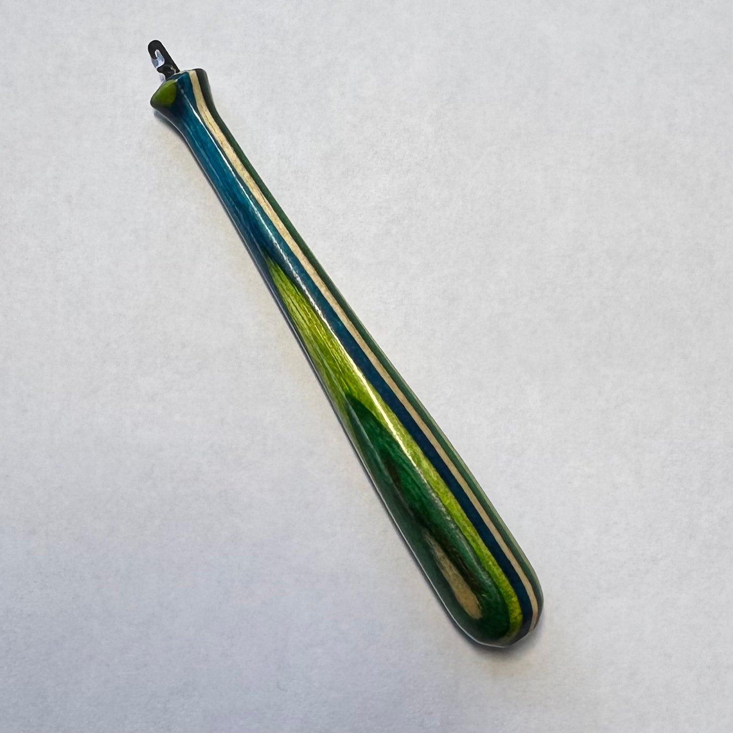 Handcrafted wood needle threader