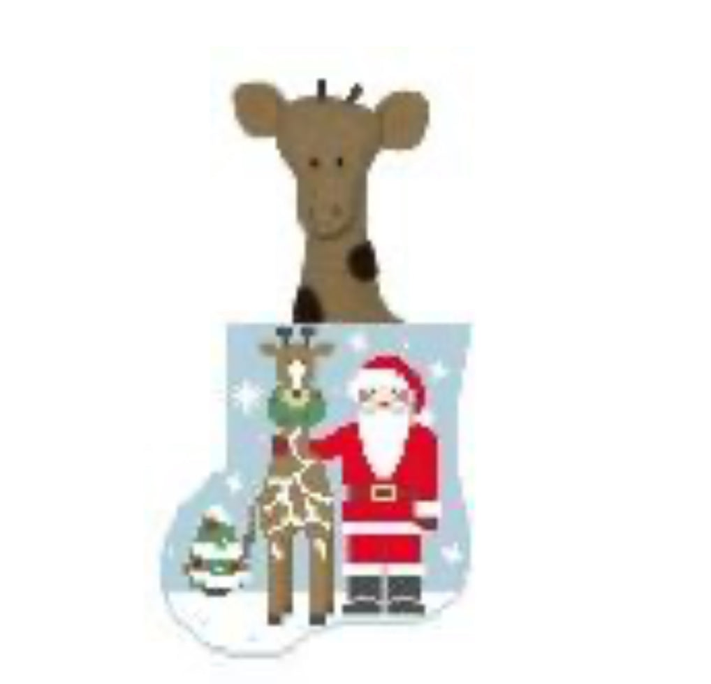 CM512 Giraffe Santa w/Giraffe - TS