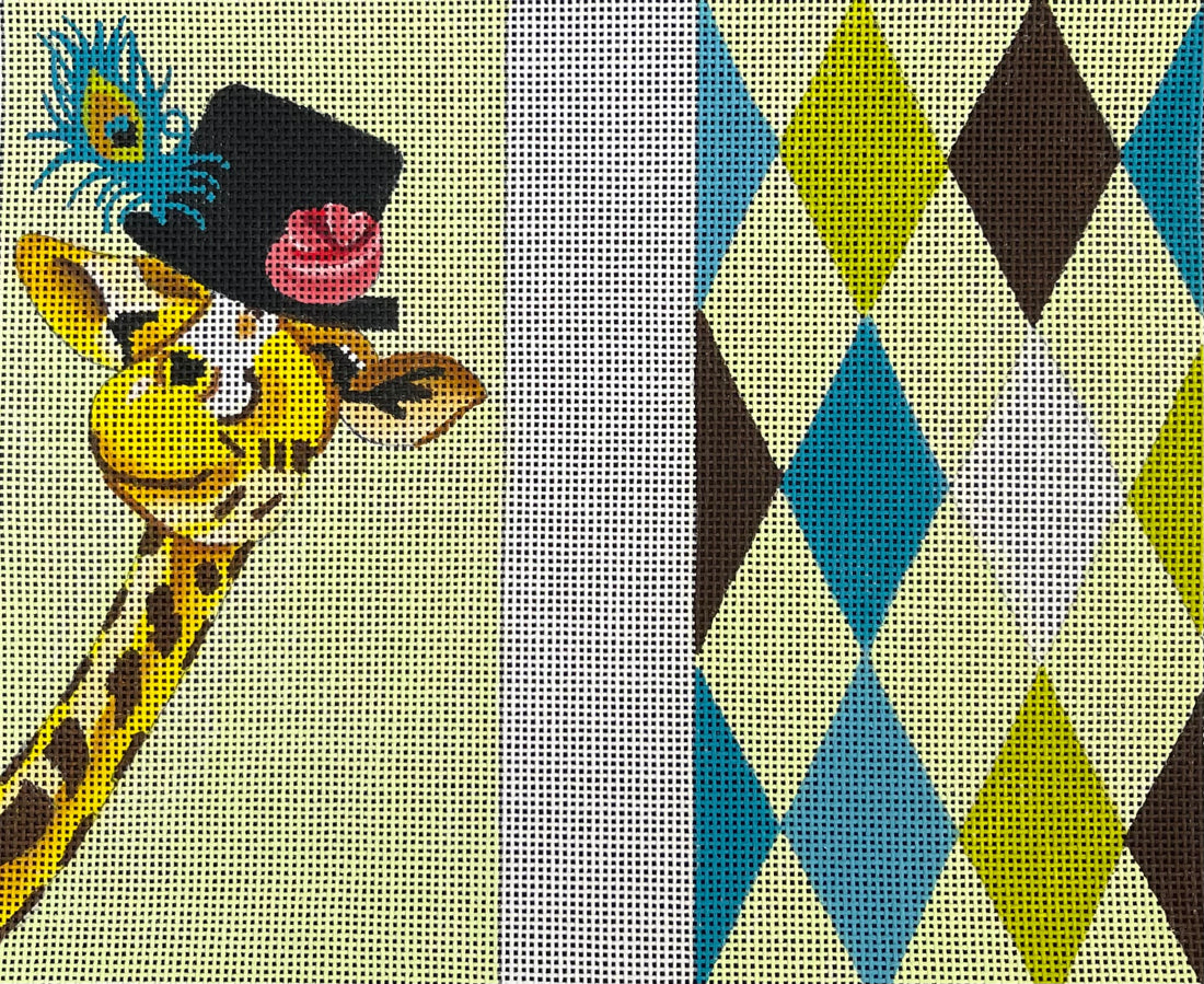 Giraffe with Hat Double Eyeglass Case EY185