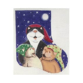GD-SX 12 3 Cats w/hats Singing - TS