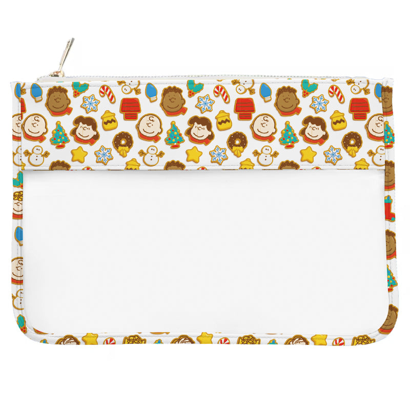 PNTS-MPVCPROJECT-GINGERBREAD1 PEANUTS  - Gingerbread Cookies - Medium PVC Project Bag - SE