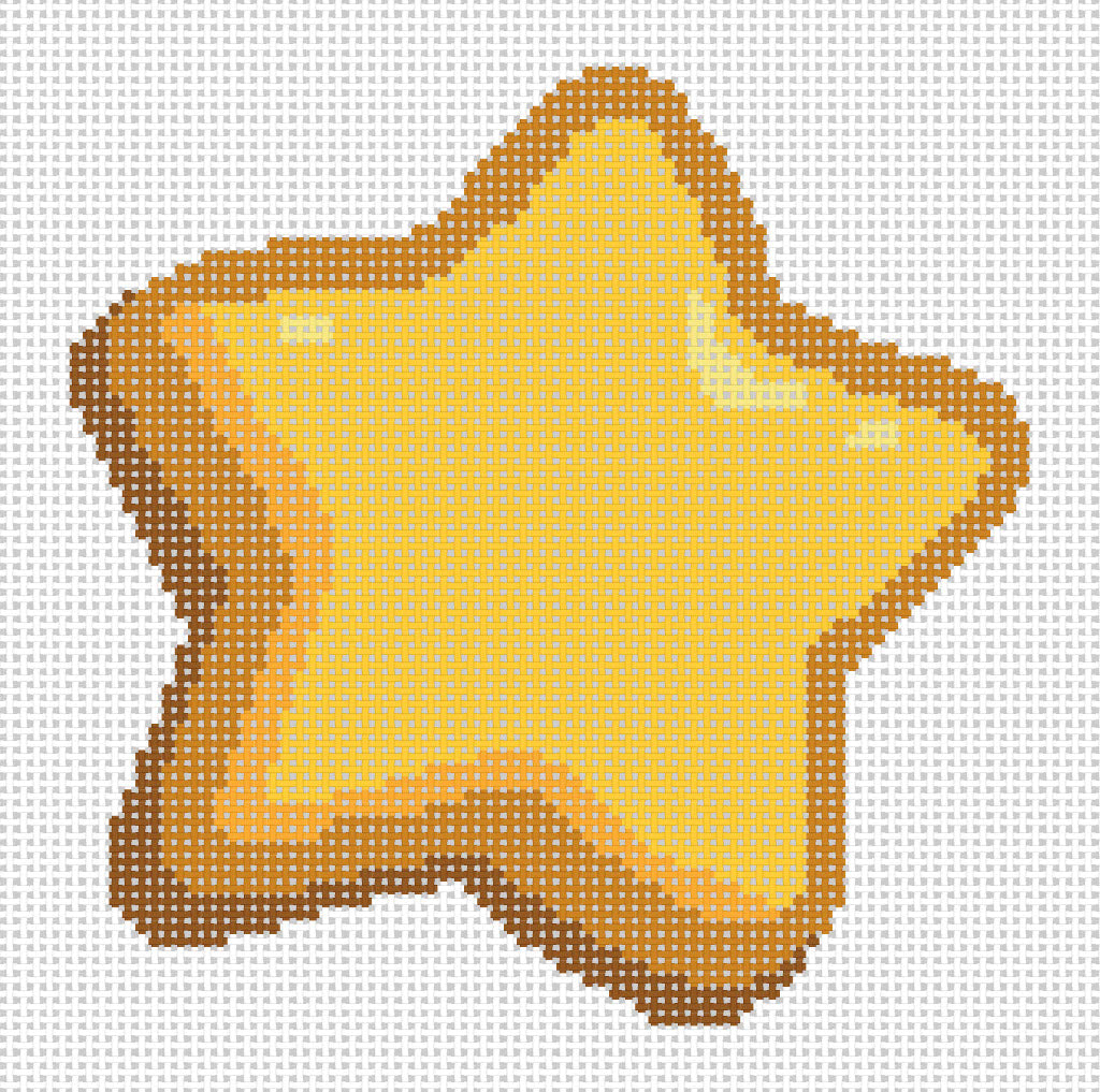 PNTS-GING02 PEANUTS - Gingerbread Star Canvas - SE