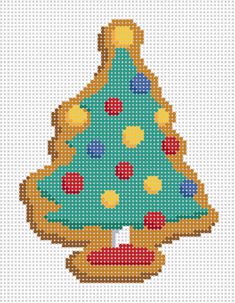 PNTS-GING01 PEANUTS - Gingerbread Tree Canvas - SE