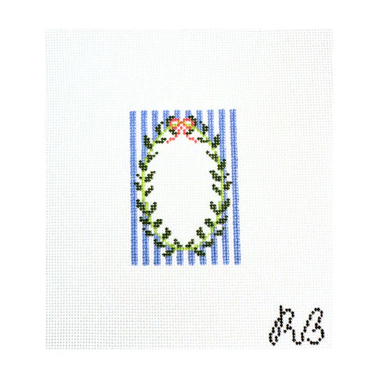 Striped Wreath Insert