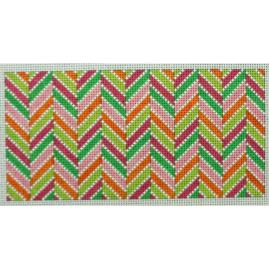 KKSG33A Chevron Pink, Green, Orange 6 x 3 insert