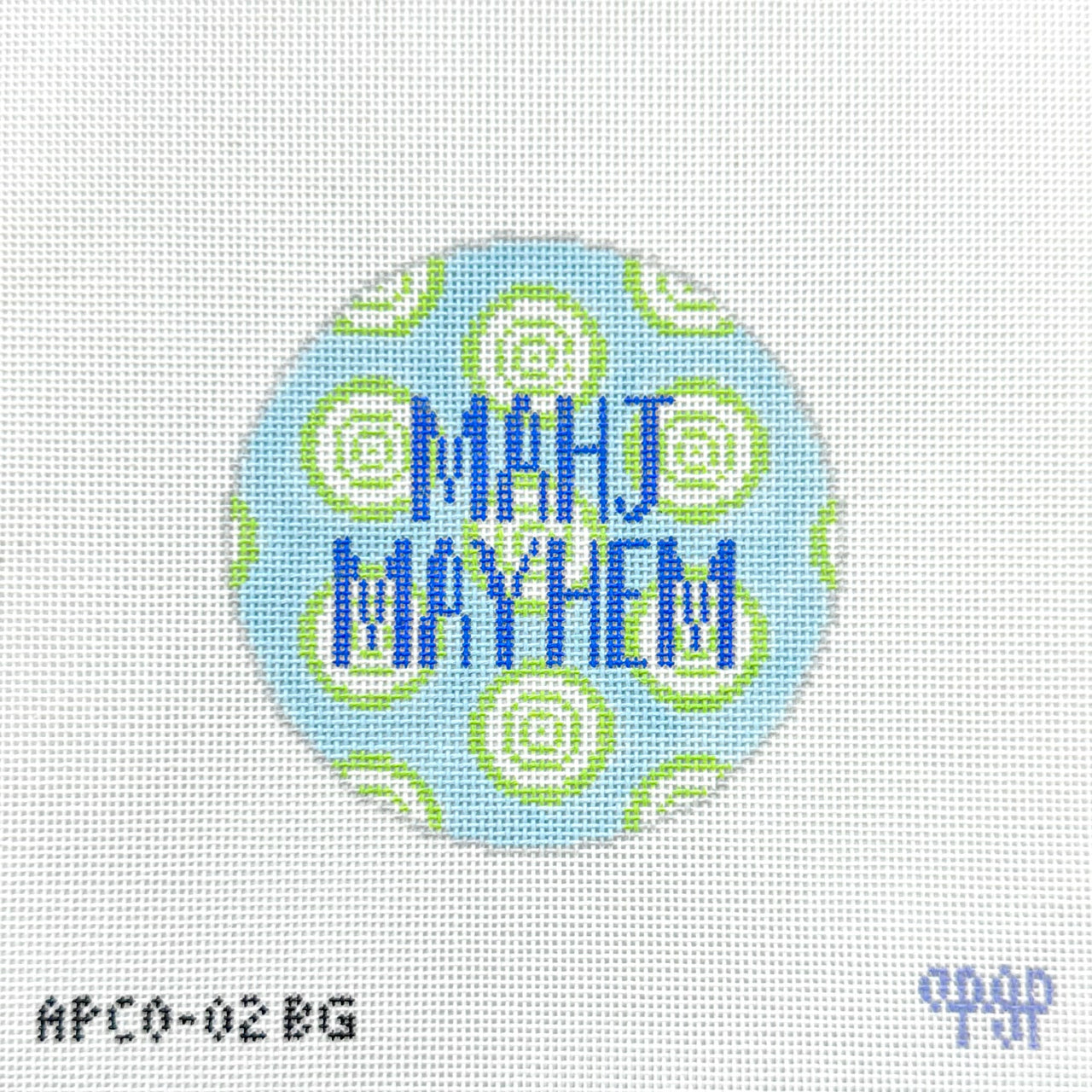 APCO02BG - Mahjong Mayhem Blue and Green