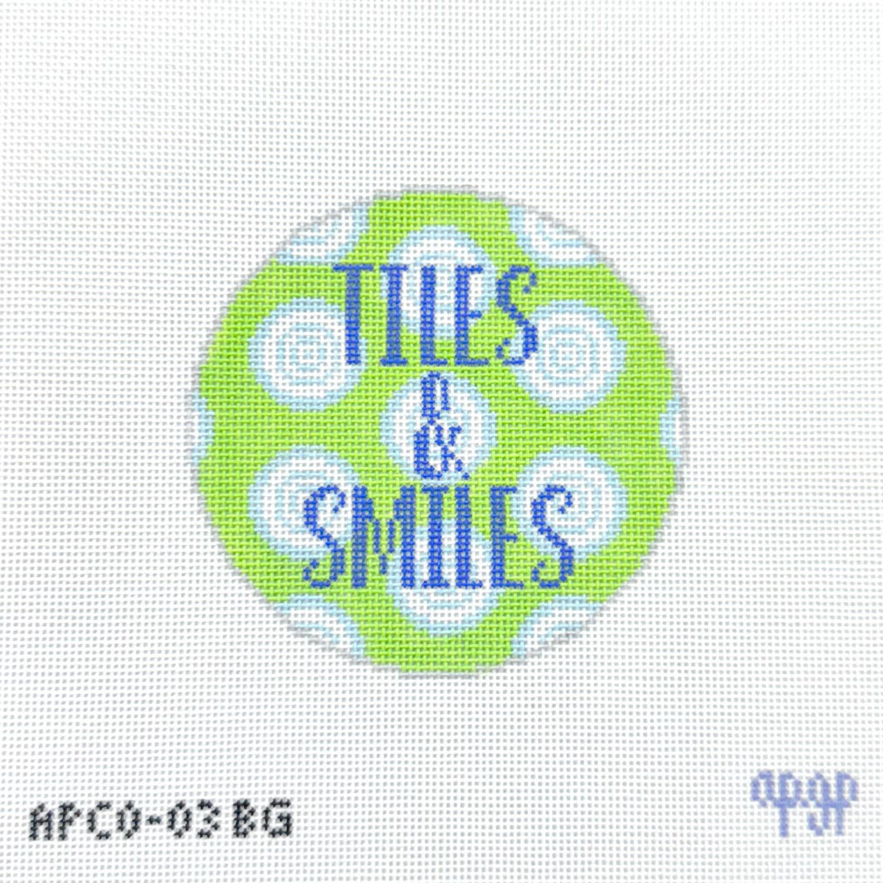 APCO03BG - Tiles and Smiles Blue and Green
