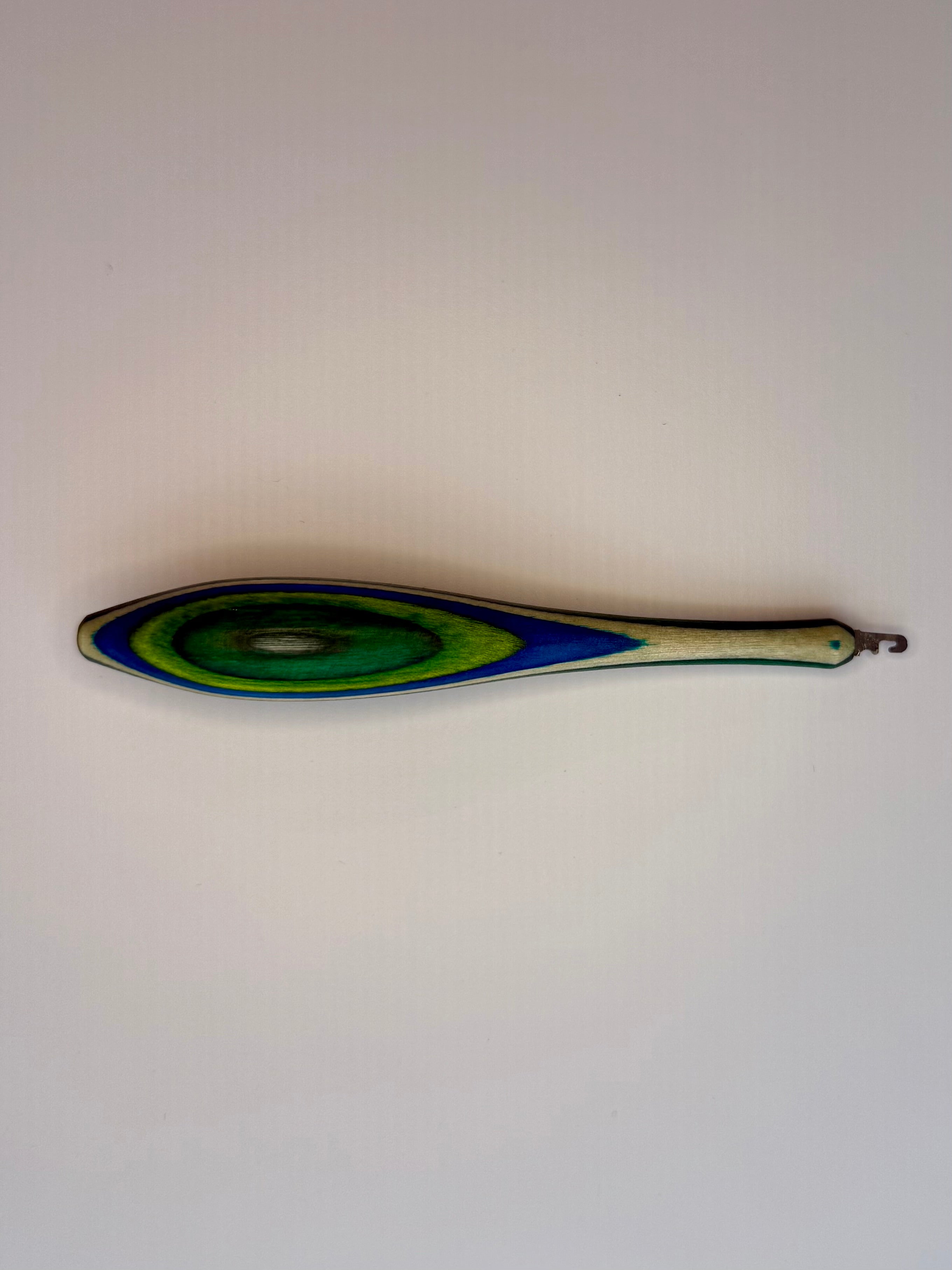 Handcrafted wood needle threader