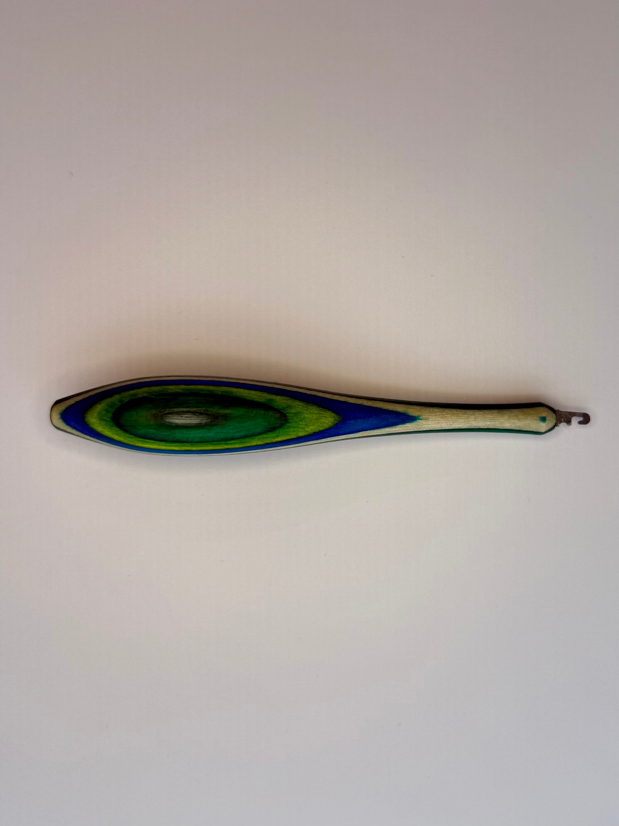 Handcrafted wood needle threader