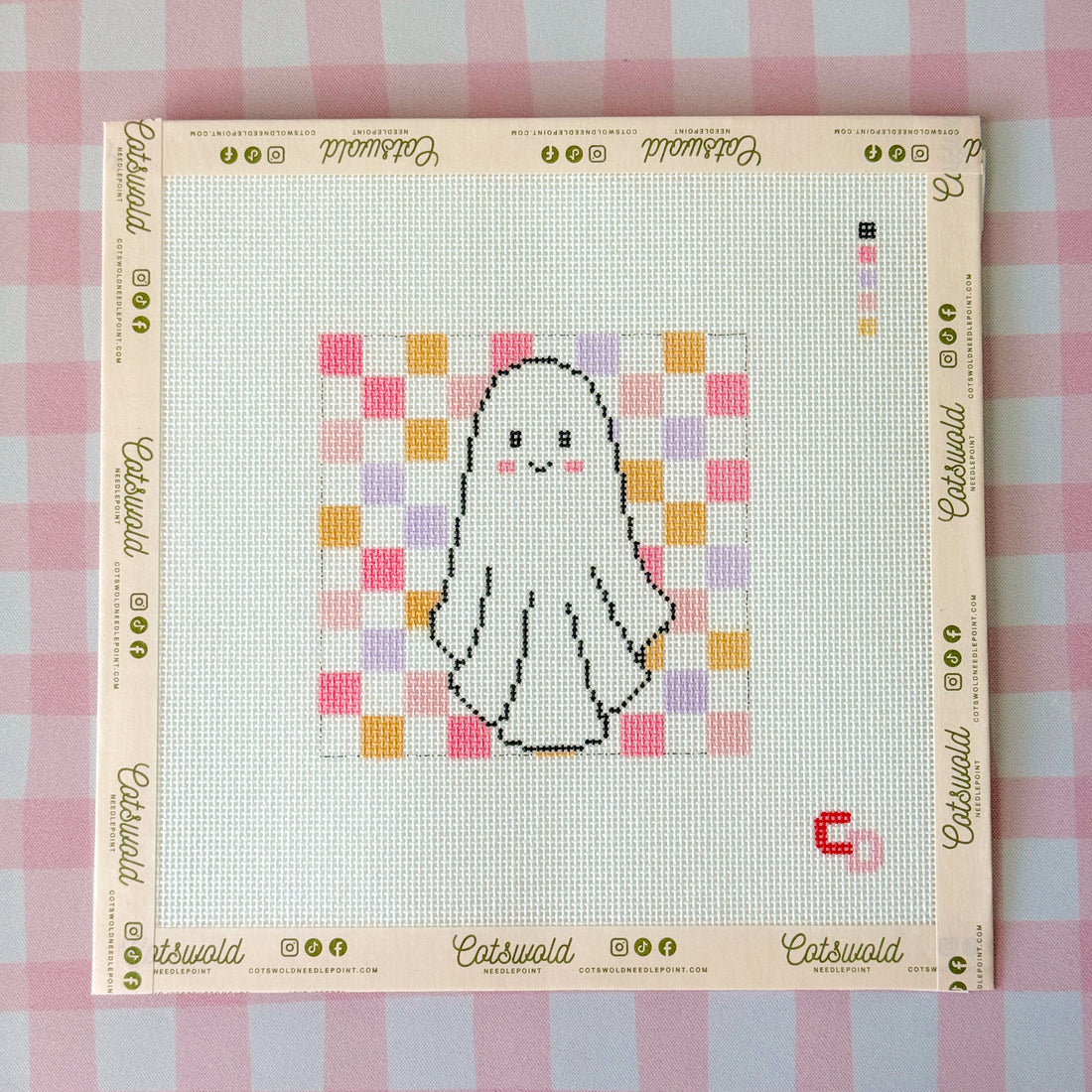 Retro Checkered Ghost