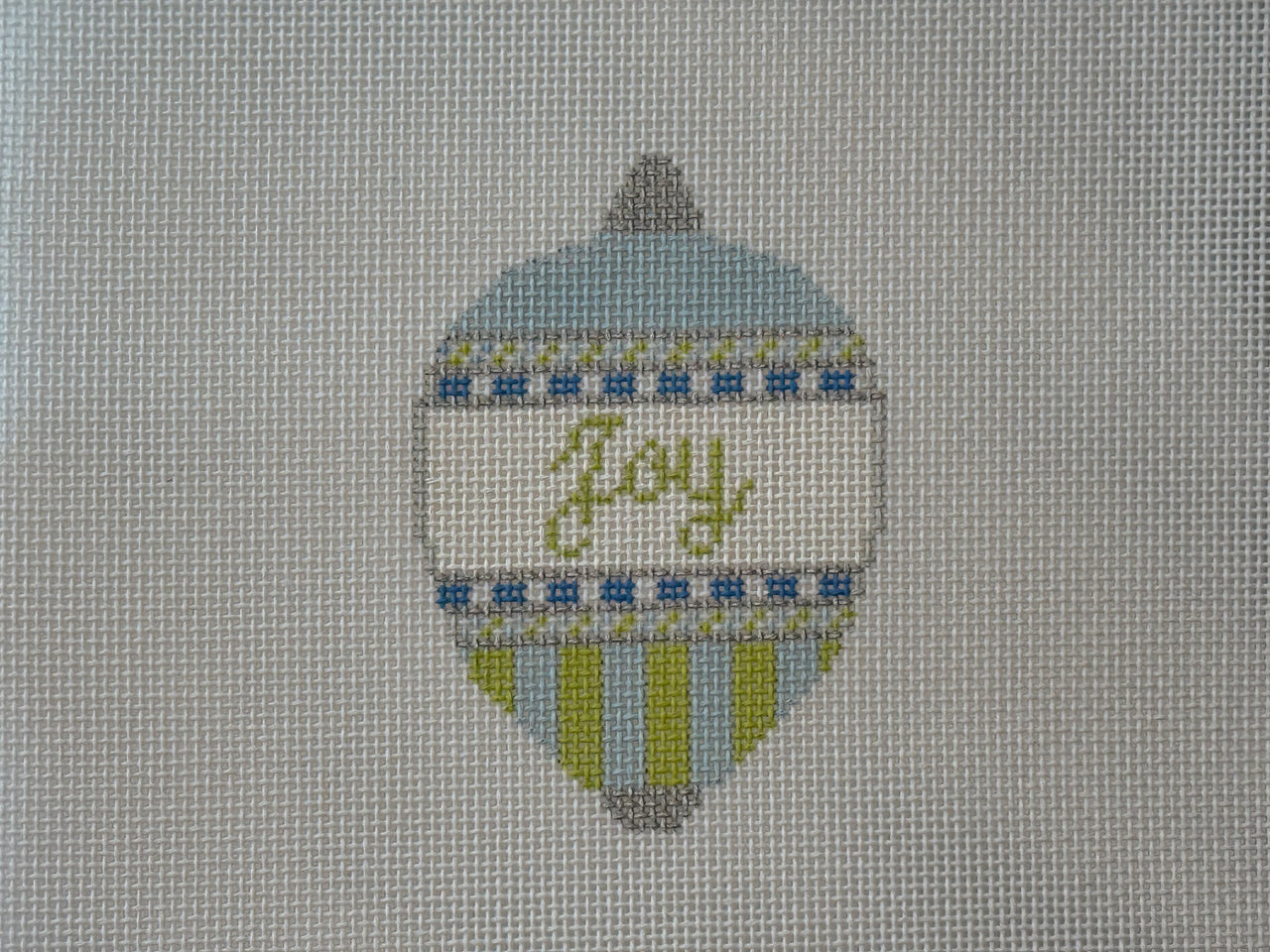 KKO248B Joy 2 Bauble Blue & Green