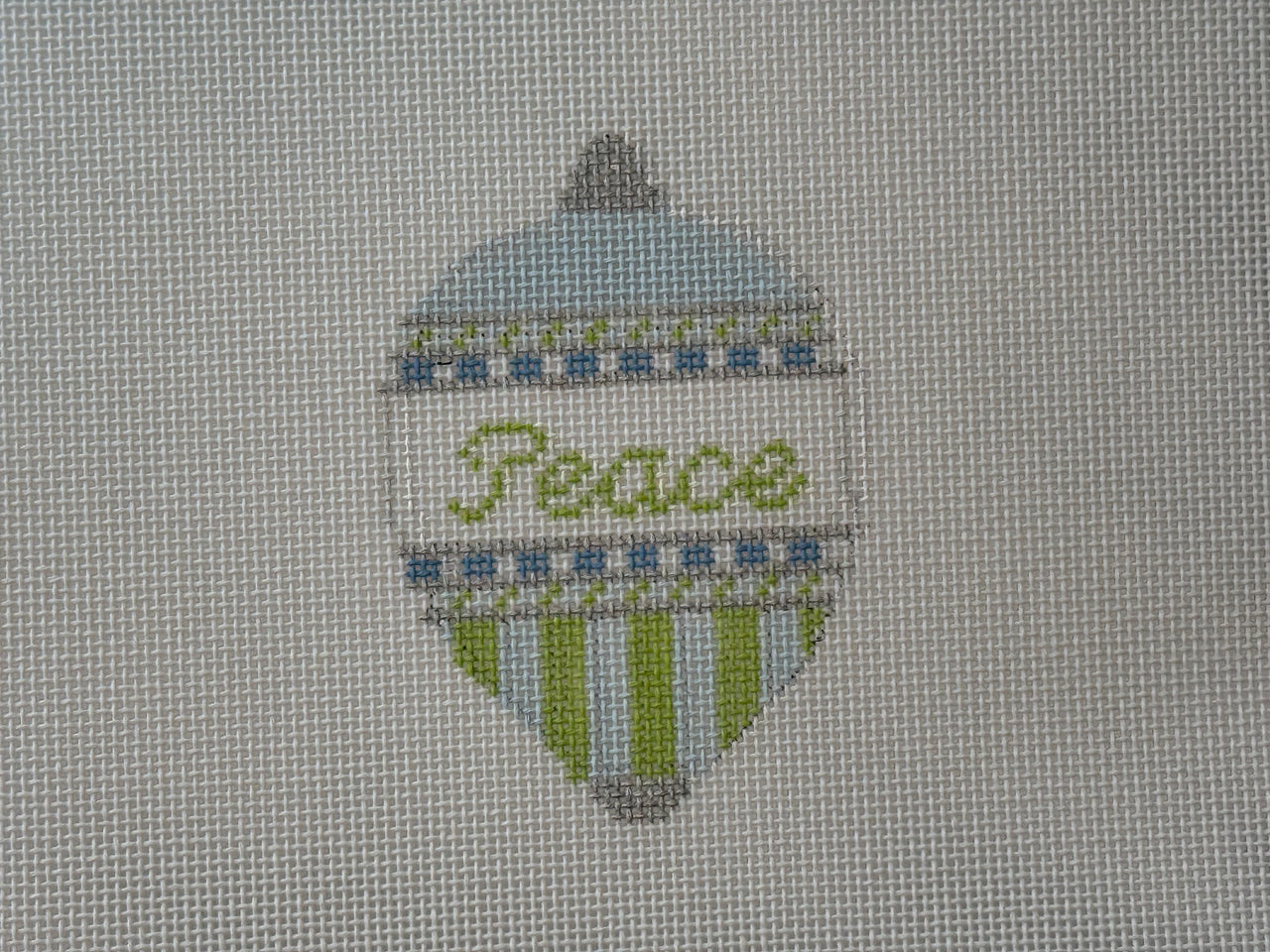 KKO251A Peace Bauble Blue & Green