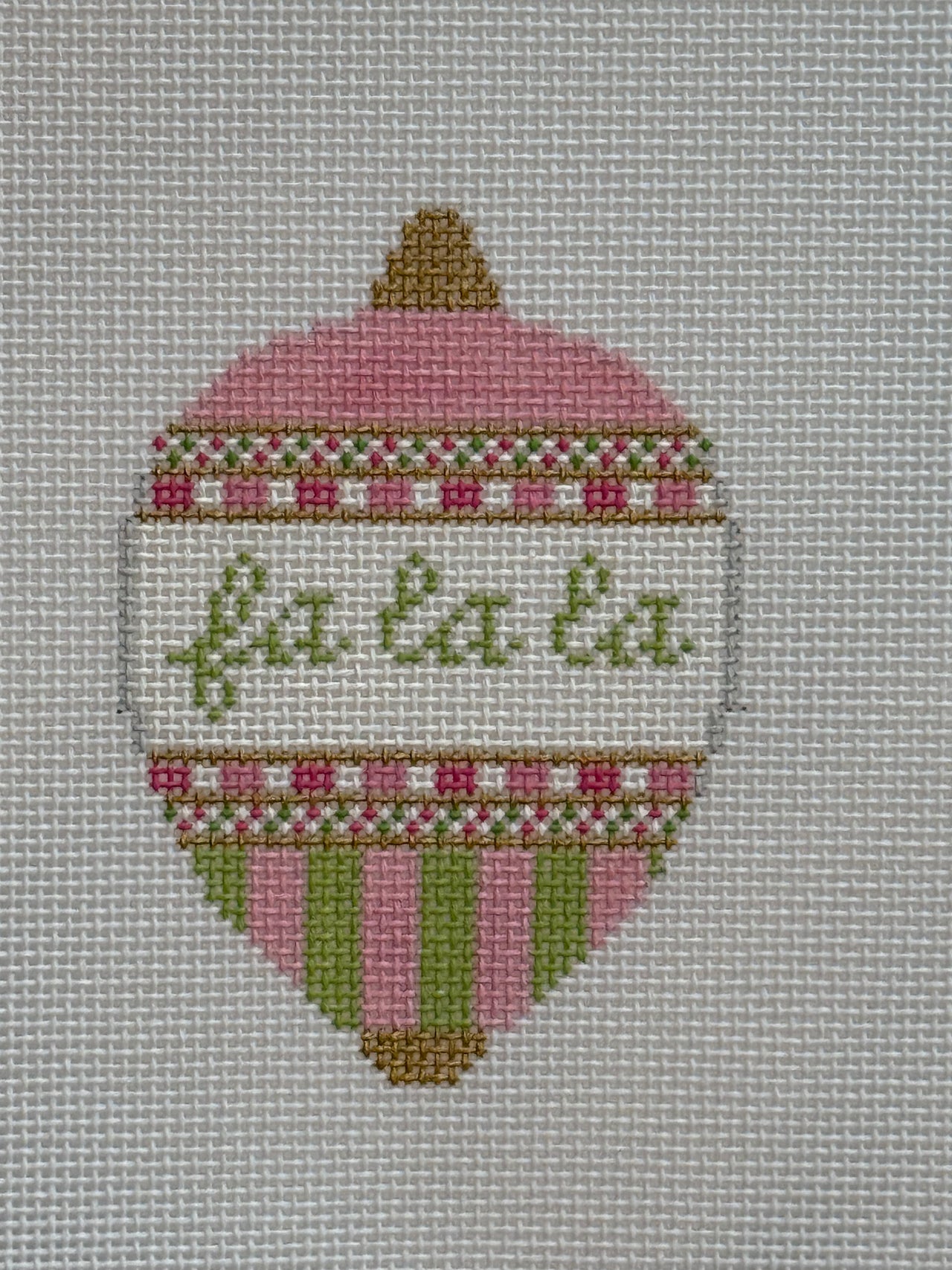 KKO245B Fa La La Bauble Pink and Green