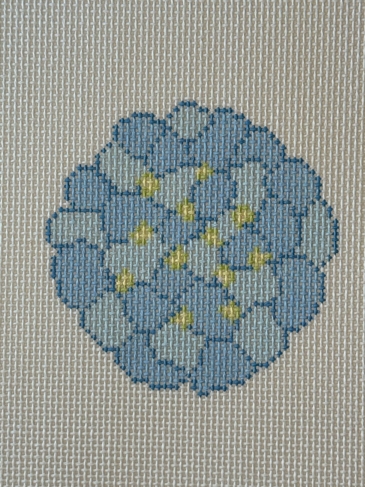 FLR102A-1 Hydrangeas Blue 4 x 4"