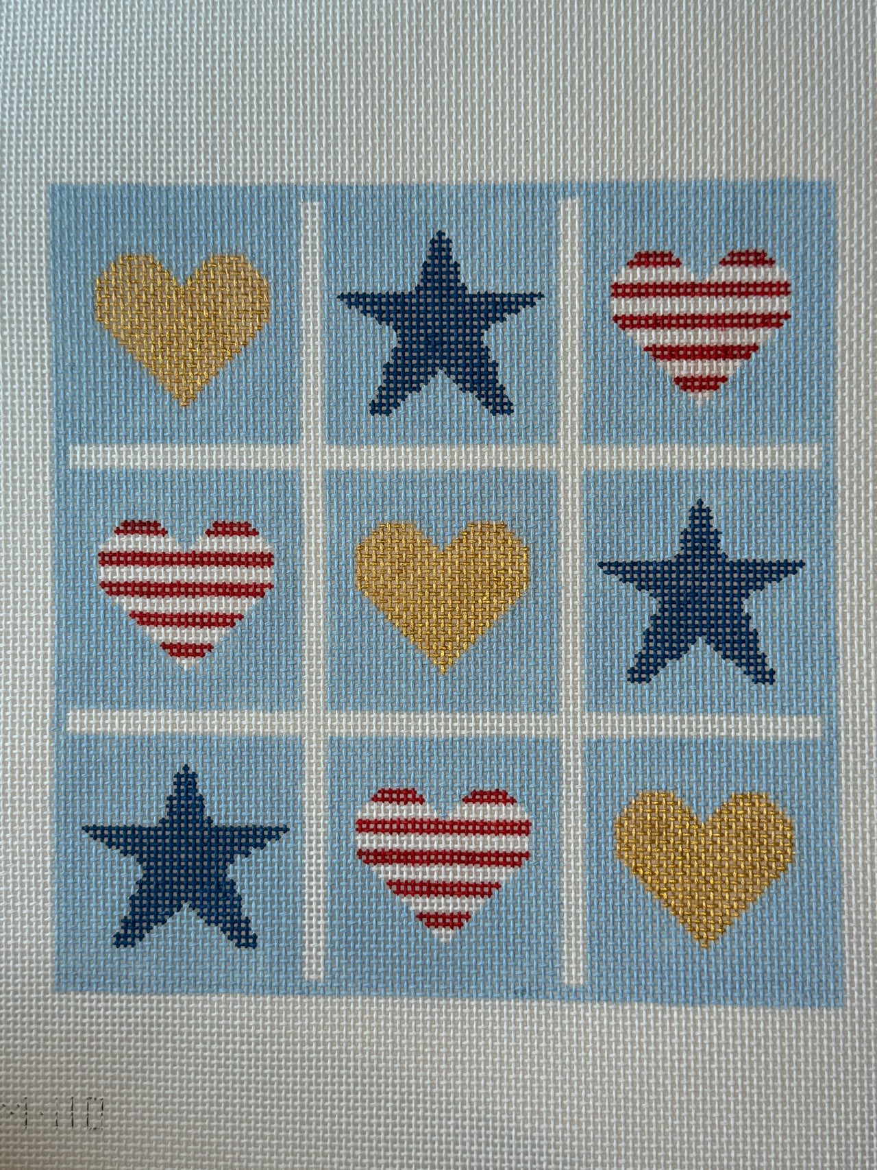 SUM-110 Patriotic Tic Tac Toe