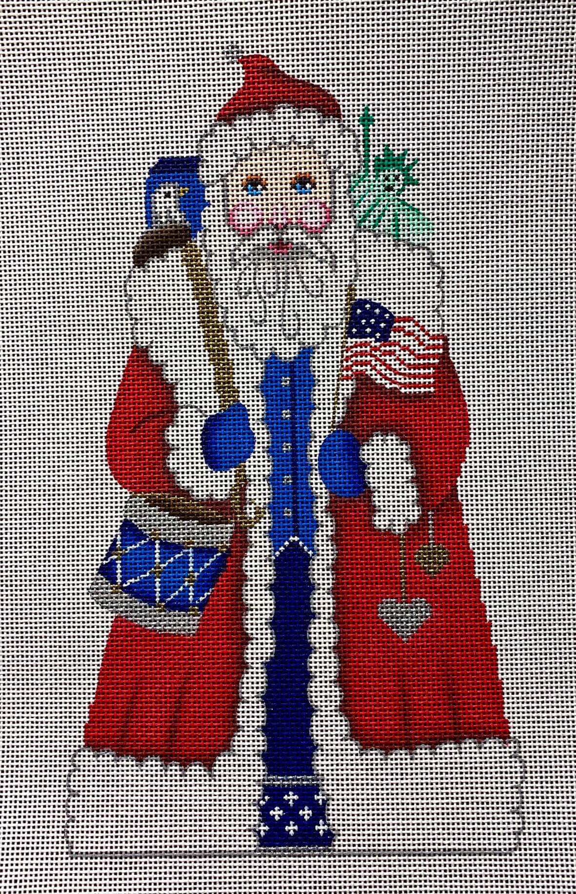 7029 Patriotic Santa    - TS