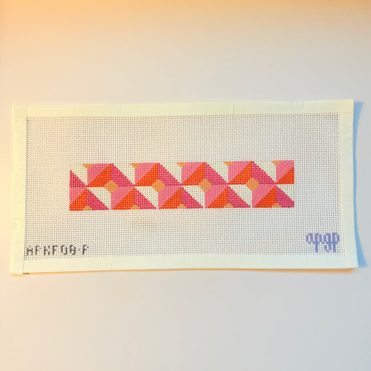 APKF08-P Color Block Fob - Pink/Orange - 13M 8 x 1.6" - F26 - MKT