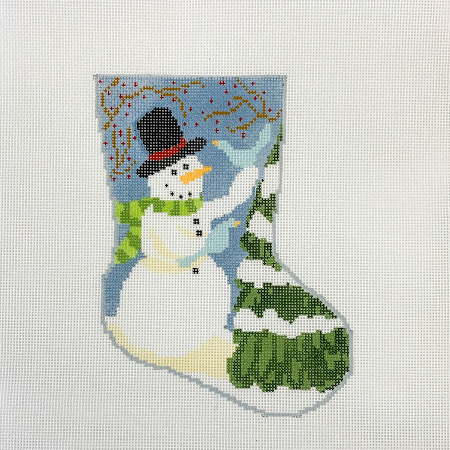 BS32-18 Frosty Midsize Stocking Canvas 18 Mesh - TS