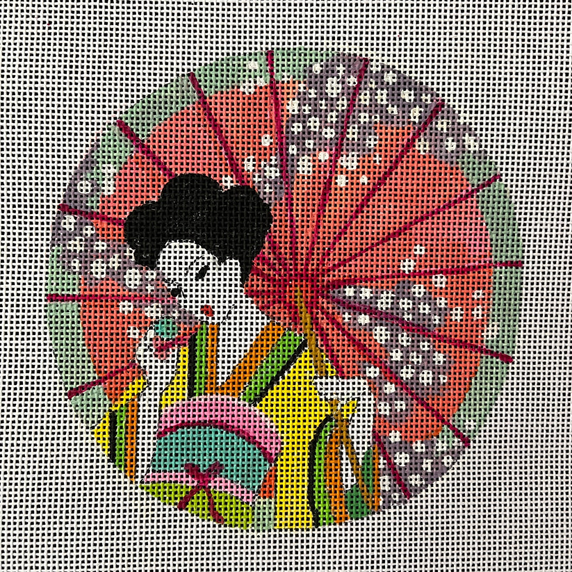 IN805 Geisha with Umbrella