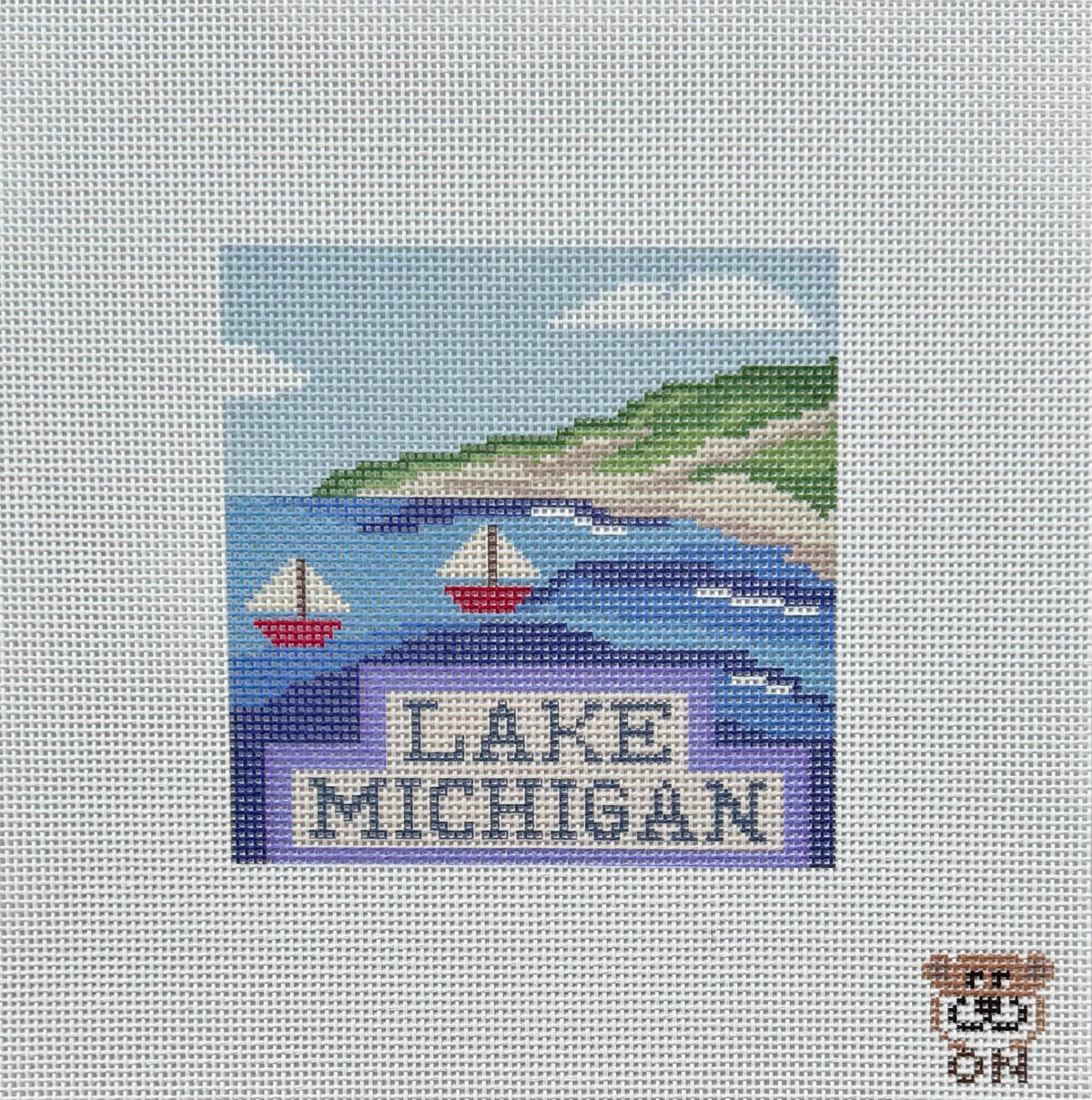 CAN-1002-PR  Lake Michigan Coast (Printed)  - SE