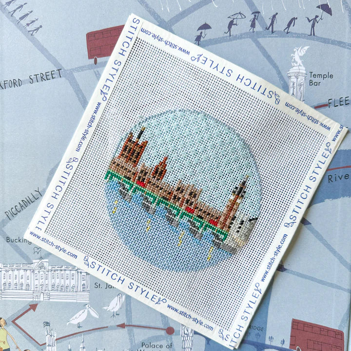 Houses of Parliament Needlepoint Canvas - TS
