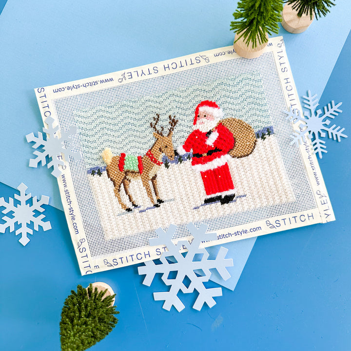 SS170C Reindeer Games - Reindeer and Santa