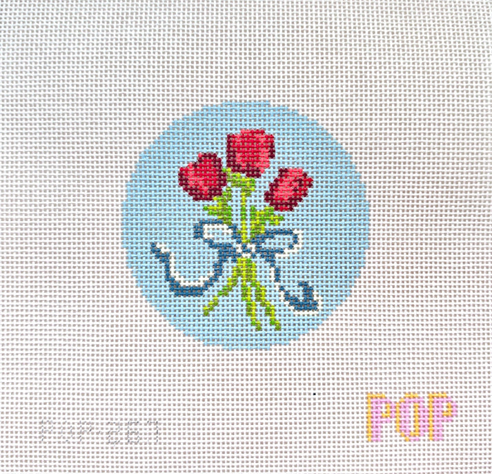 Floral Bouquet Round 6 - French Blue POP-267