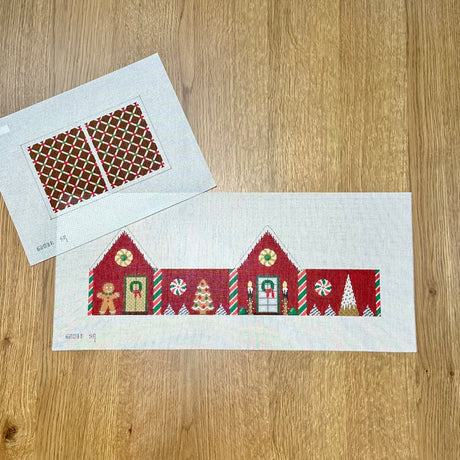 SR6203 Red Velvet, Chocolate Trellis Gingerbread House