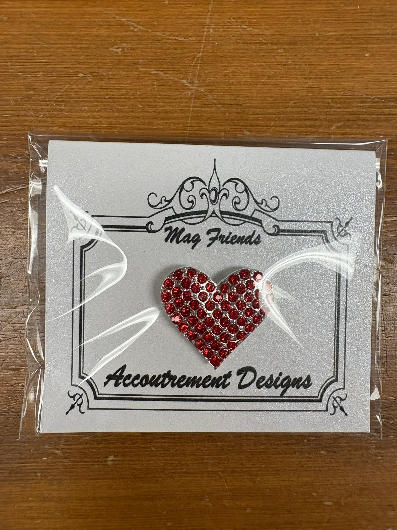 Crystal Heart Needleminder Mag Friend