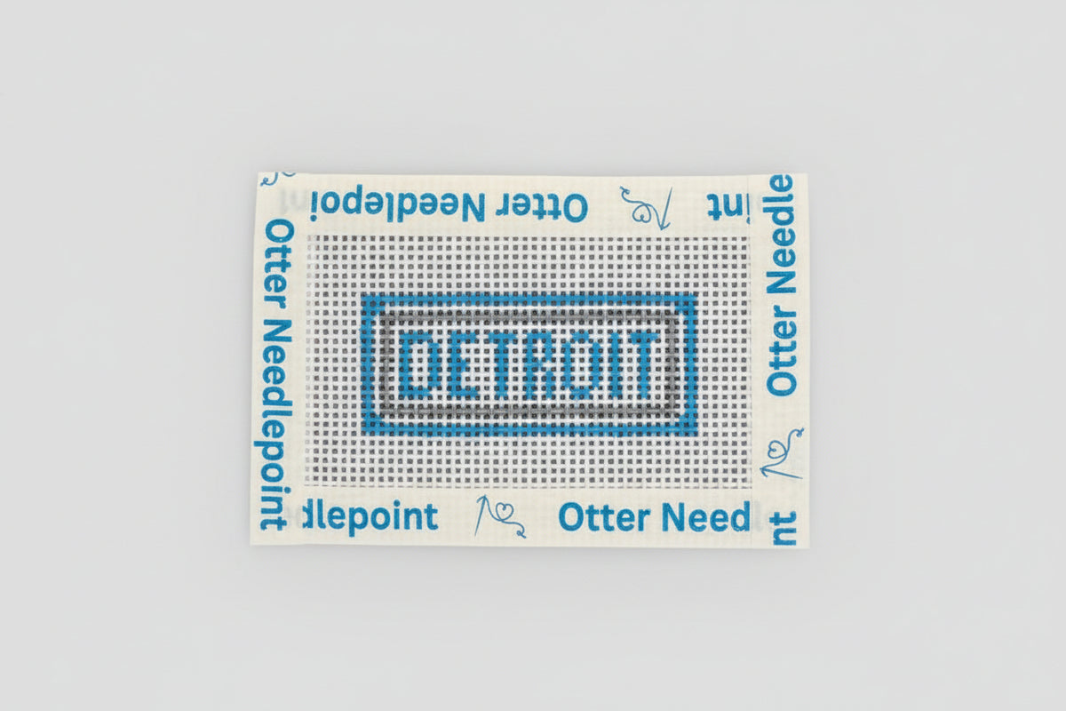 Detroit Patch (Lions: Honolulu Blue/Silver)  - SE