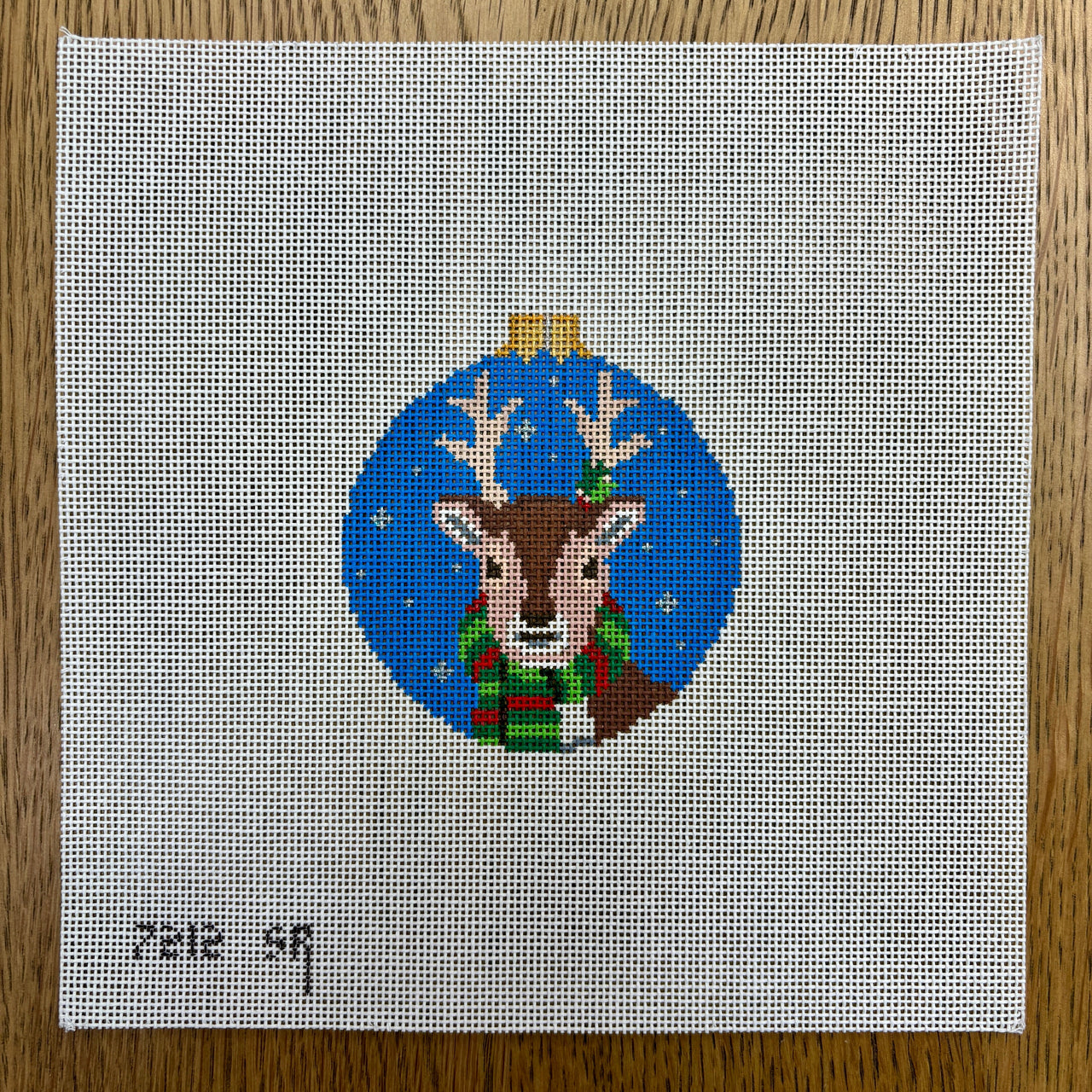 SR7212 Reindeer Face, 3.25" Round - TS