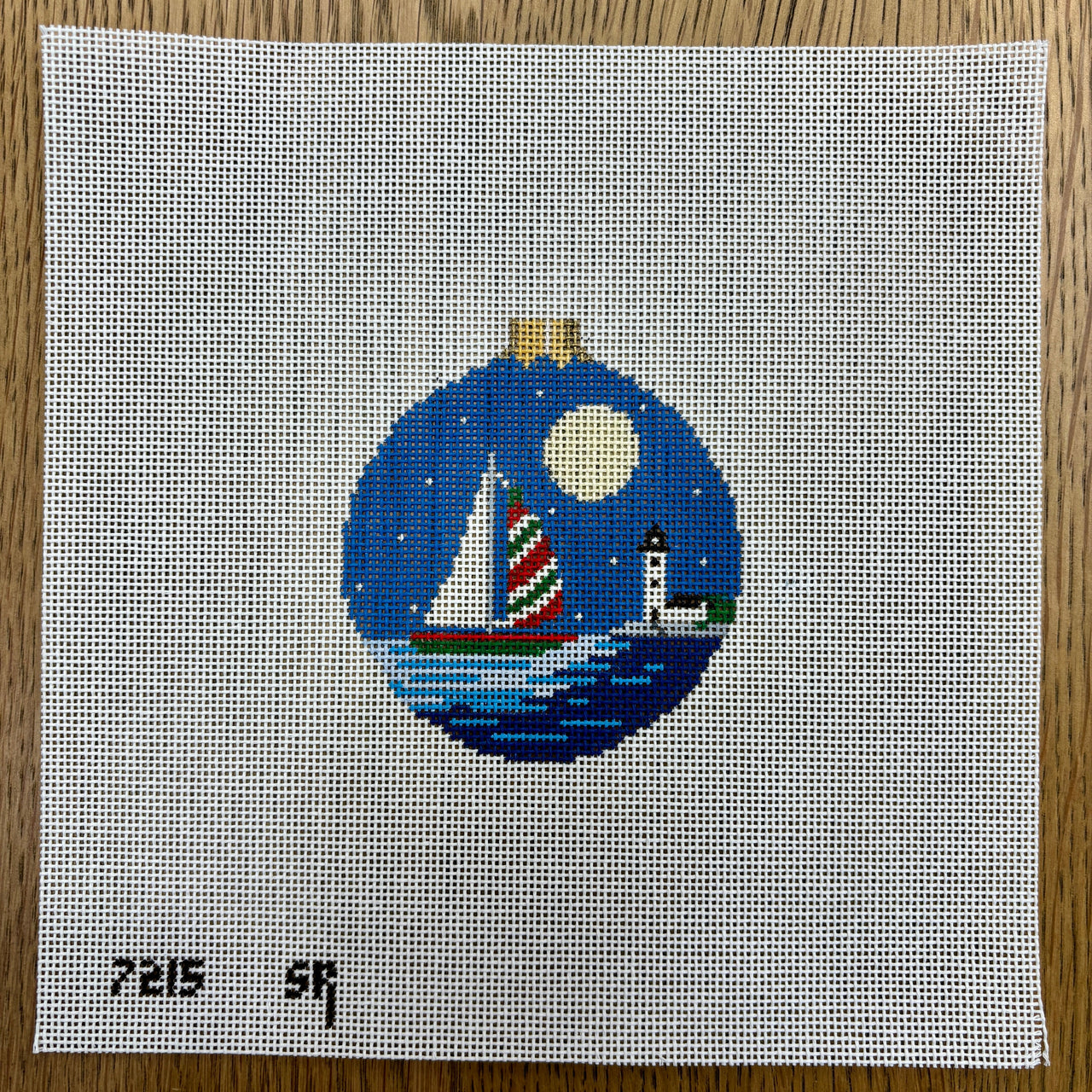 SR7215 Christmas Sail, 3.25" Round - TS