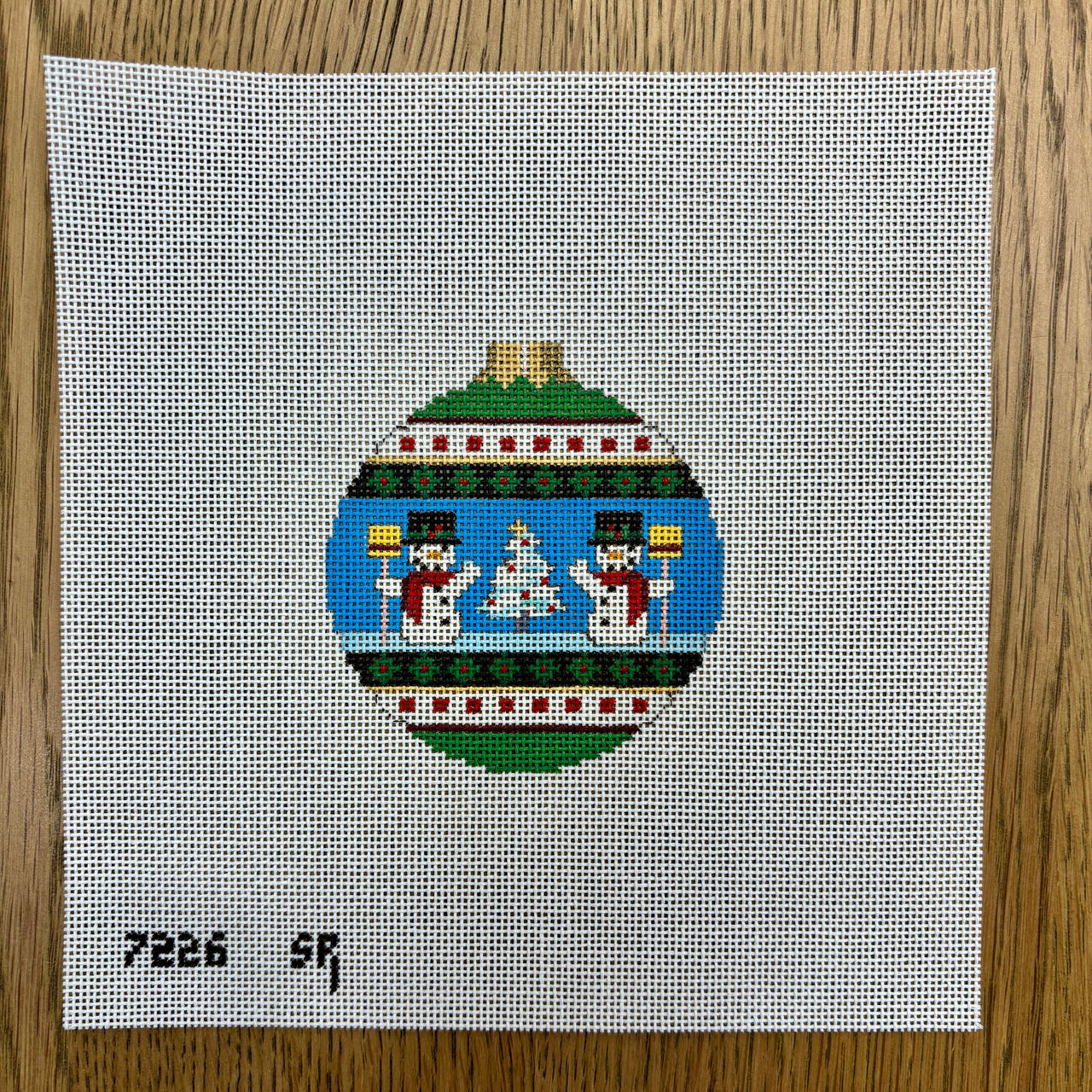 SR7226 Snowmen, 3.25" Round - TS