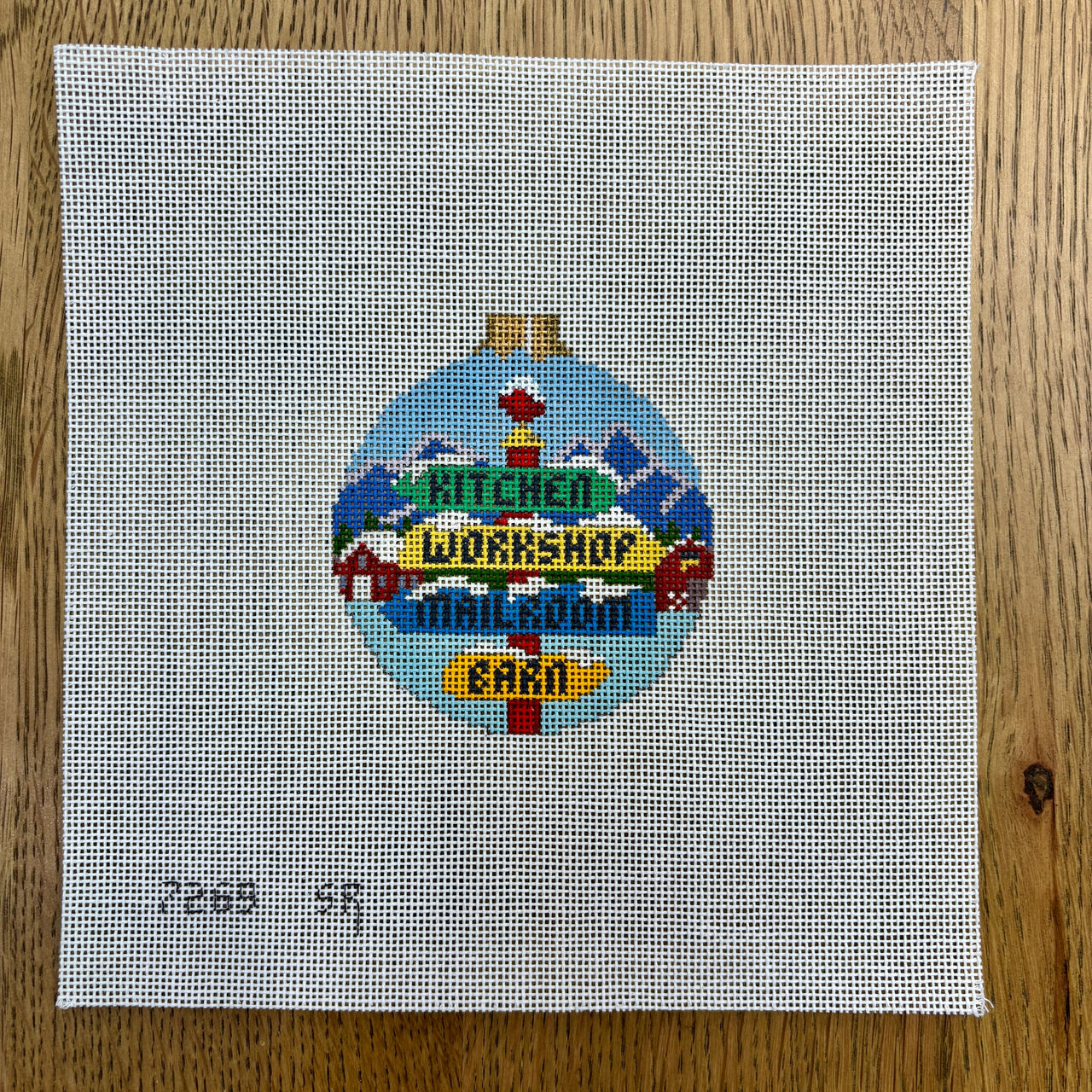 SR7269 North Pole Signs, 3.25" Round - TS