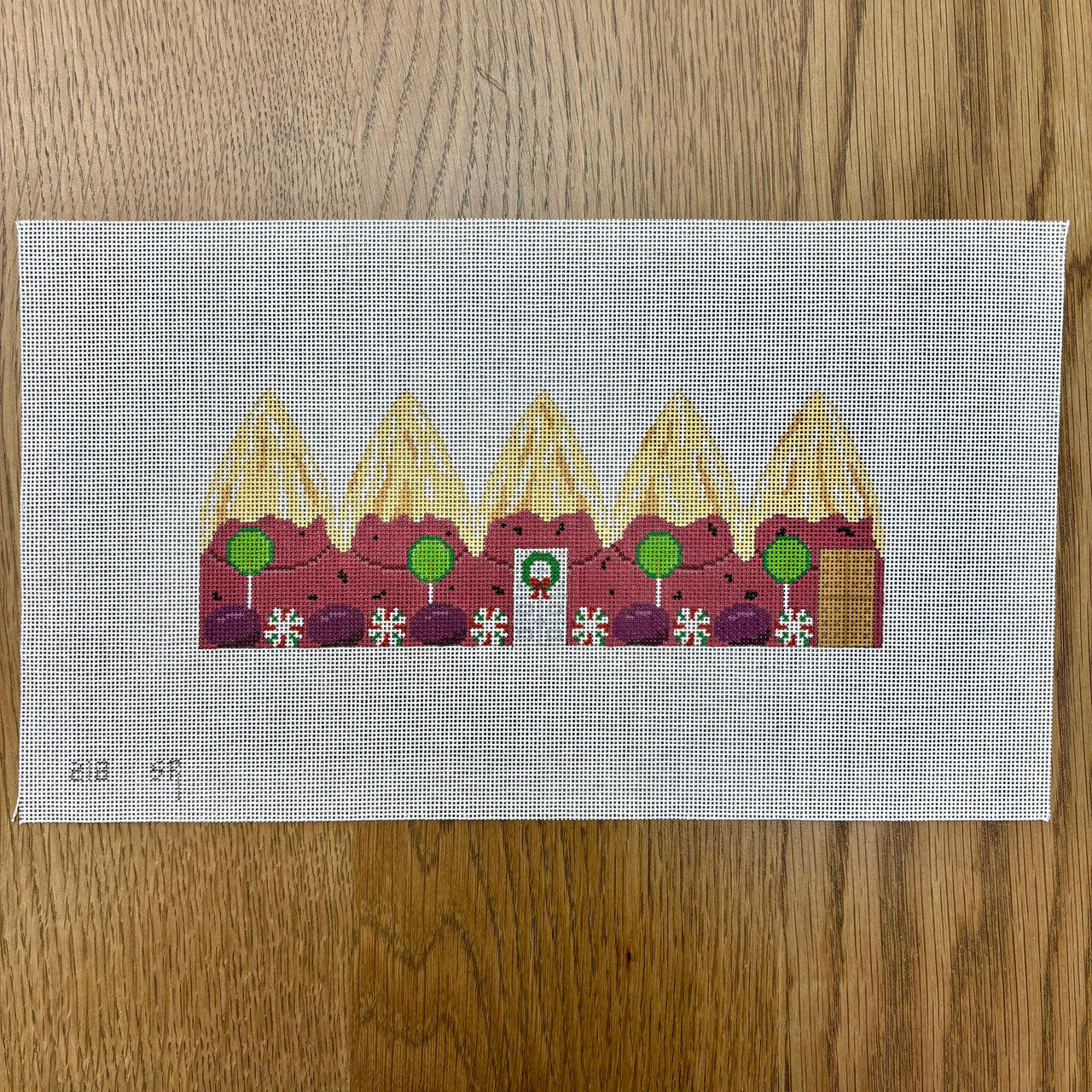 SR0218-18 Plum Pudding, 3D Gingerbread Dome - 18 mesh - TS