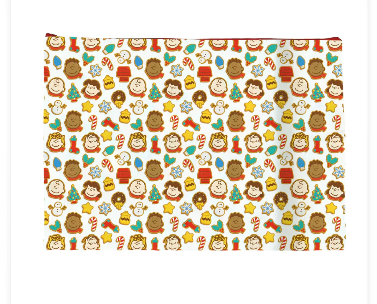 PEANUTS Gingerbread Cookie - Medium Woven Project Bag