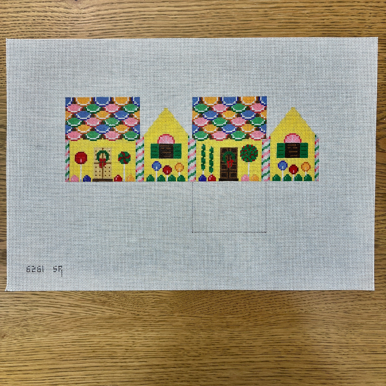 SR6261 Fruit Slice and Lollipops, 3D Gingerbread House - 18 mesh - TS