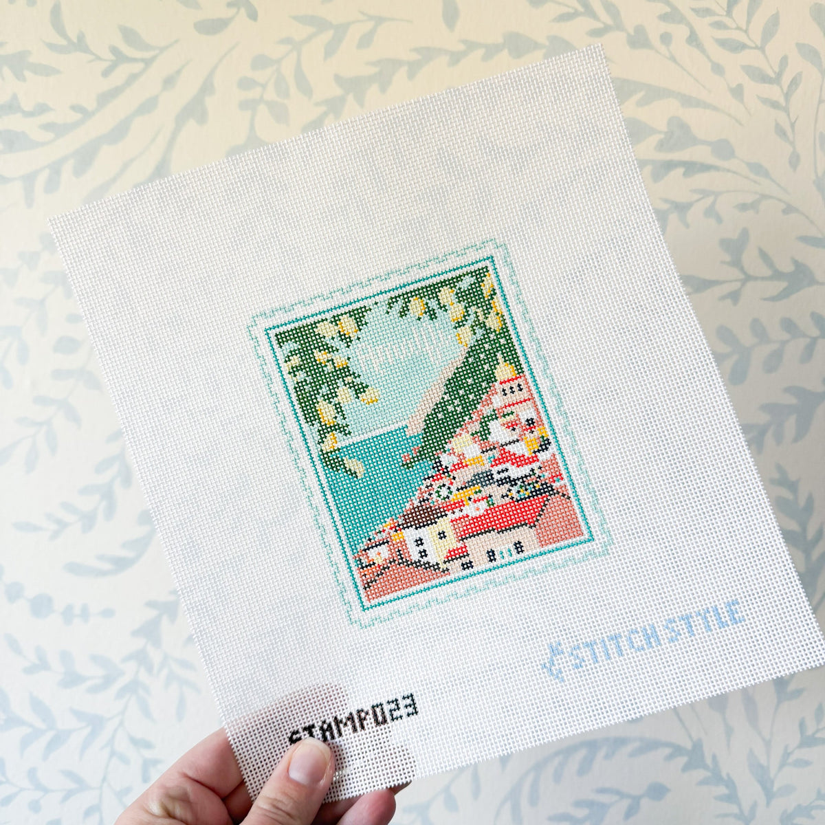 STAMP023 Amalfi Coast Travel Stamp