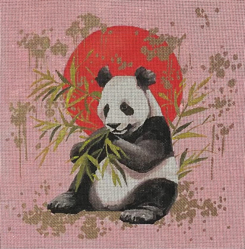 AN524 Panda on Pink